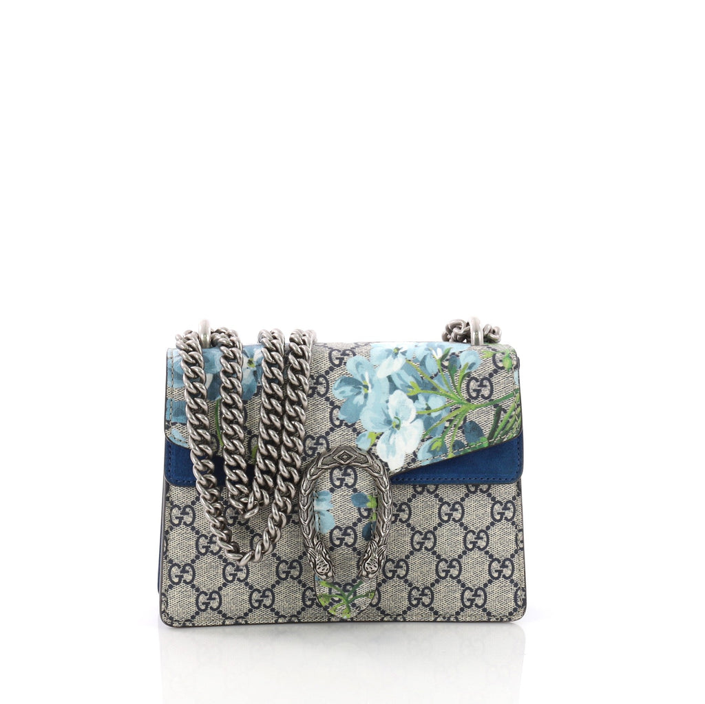 Dionysus Handbag Blooms Print GG Coated Canvas Mini