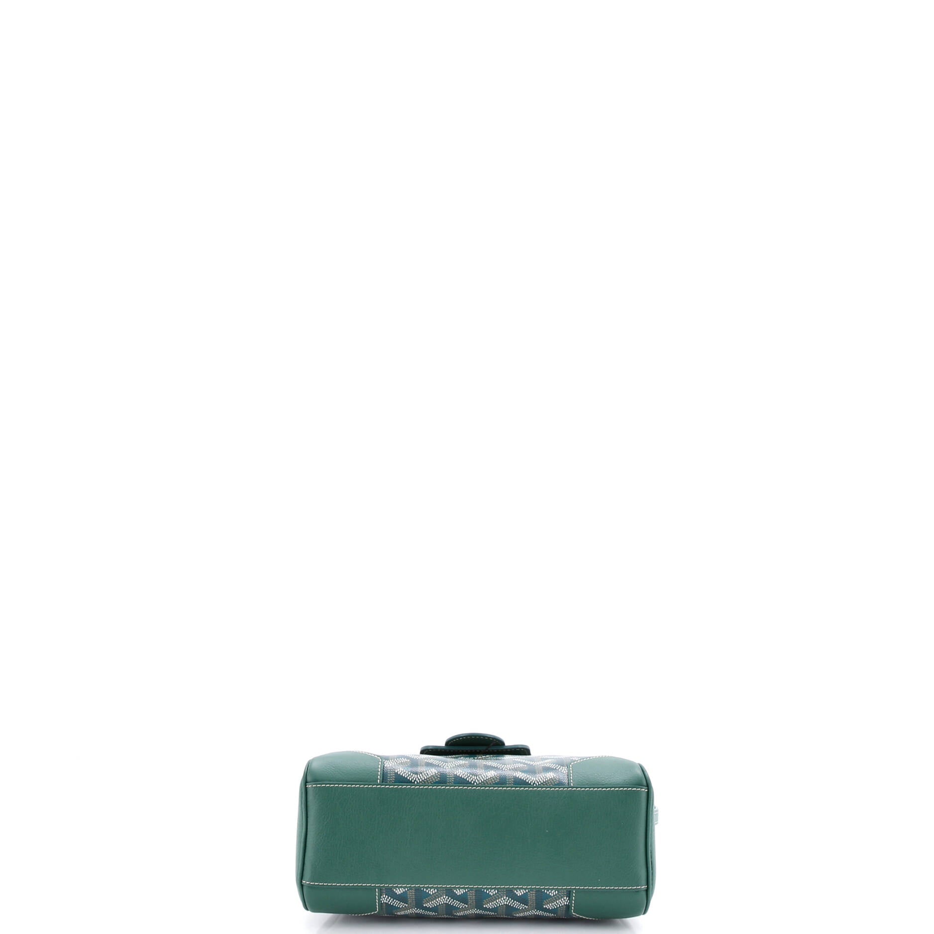 Saigon Top Handle Bag Coated Canvas with Leather Mini