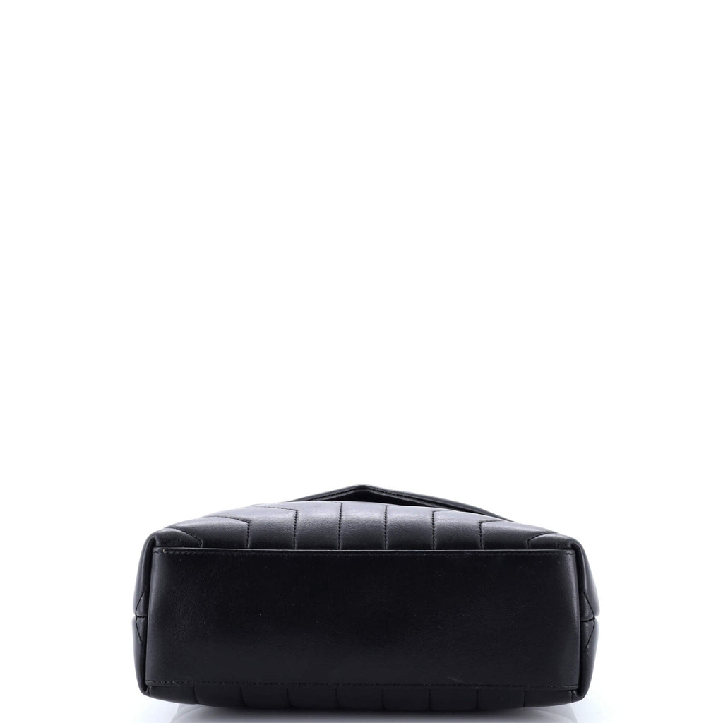 Loulou Shoulder Bag Matelasse Chevron Leather Small