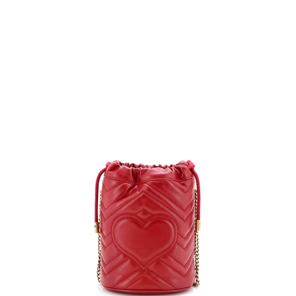 GG Marmont Bucket Bag Matelasse Leather Mini