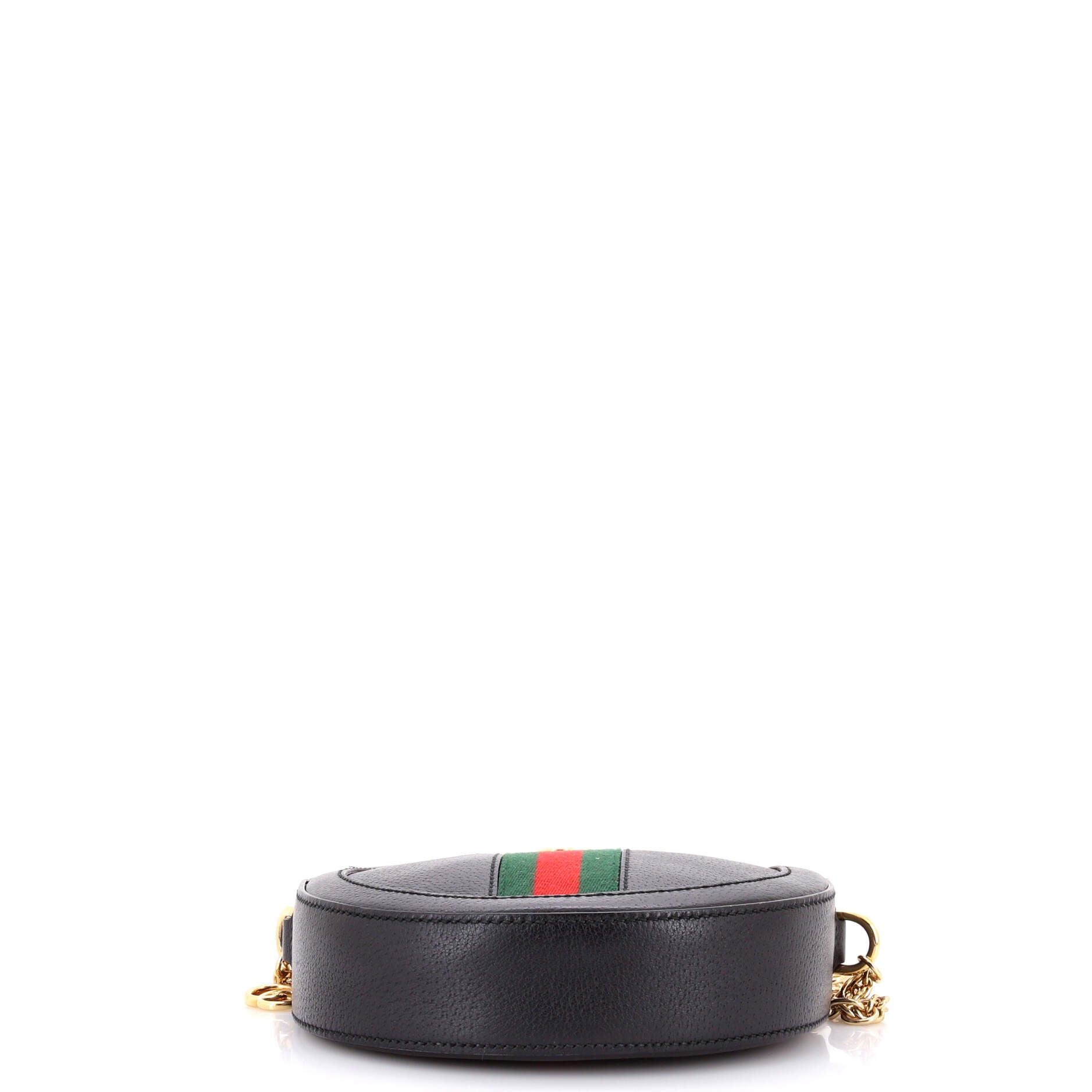 Ophidia Round Shoulder Bag Leather Mini