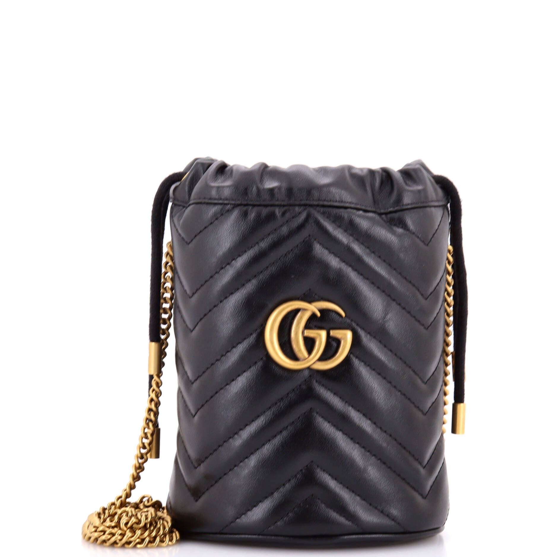GG Marmont Bucket Bag Matelasse Leather Mini
