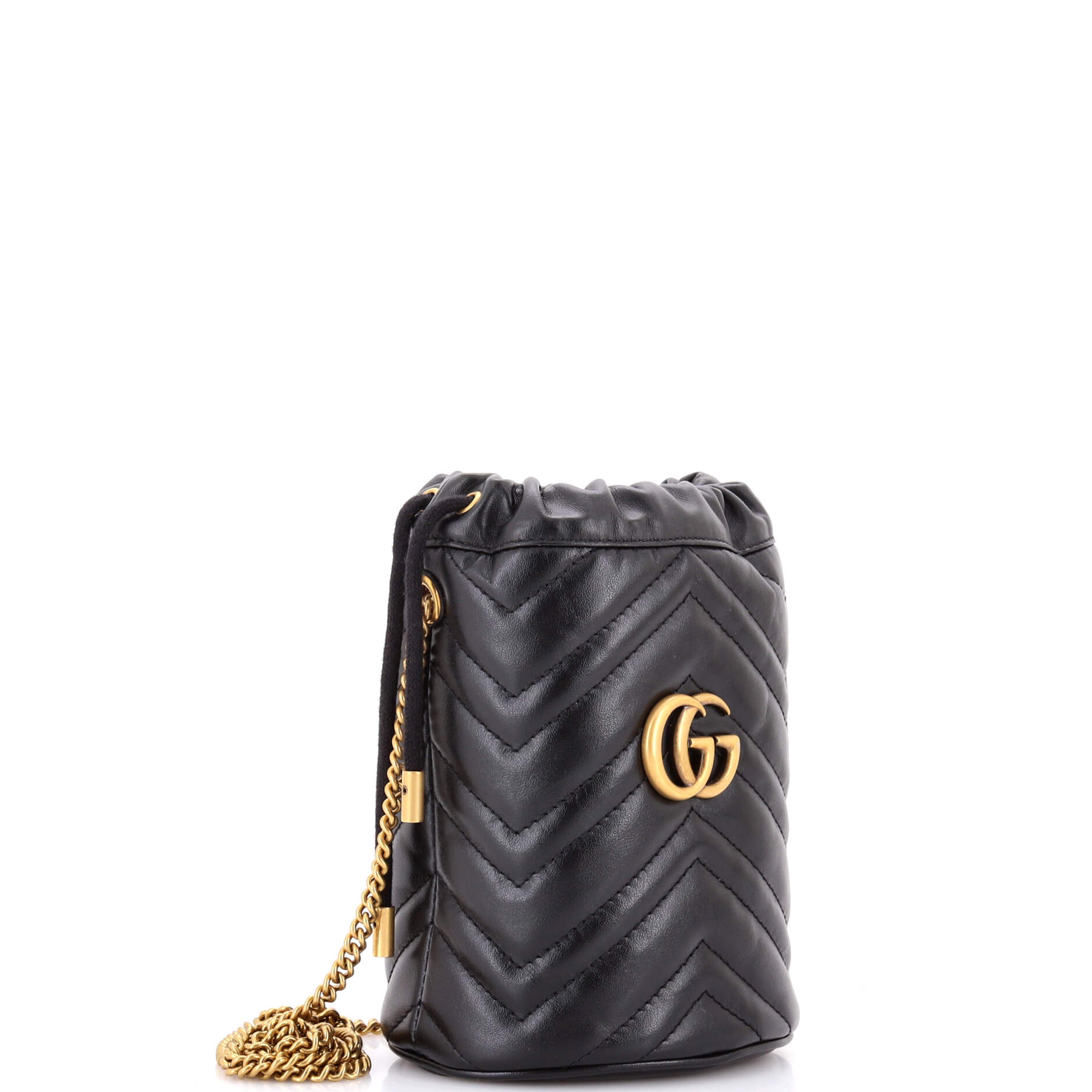 GG Marmont Bucket Bag Matelasse Leather Mini
