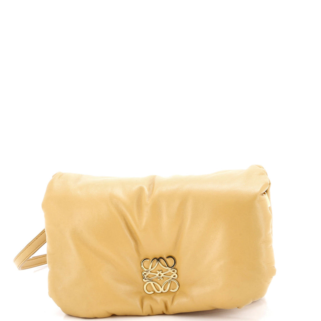 Goya Puffer Bag Leather Mini