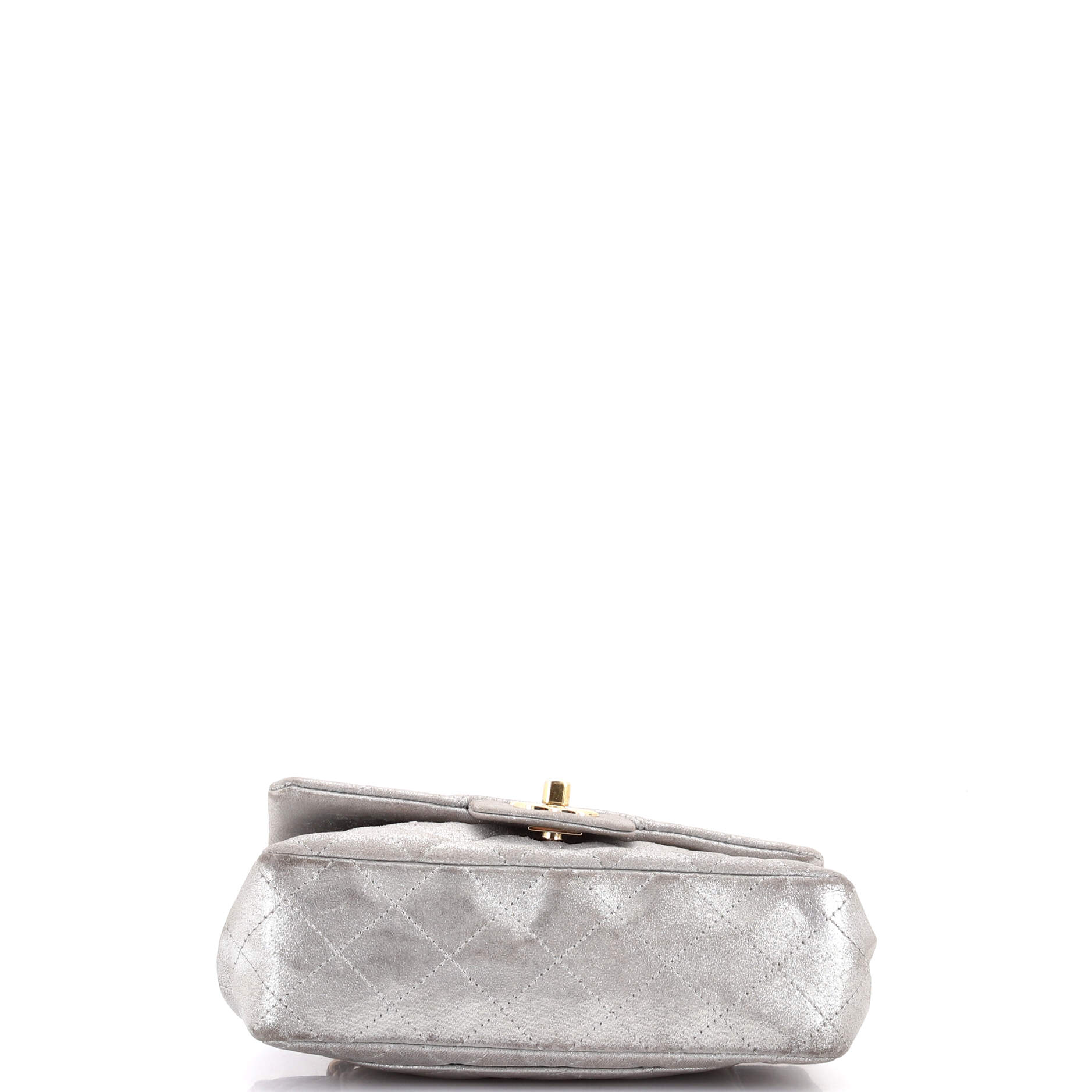 Classic Single Flap Bag Quilted Iridescent Calfskin Mini