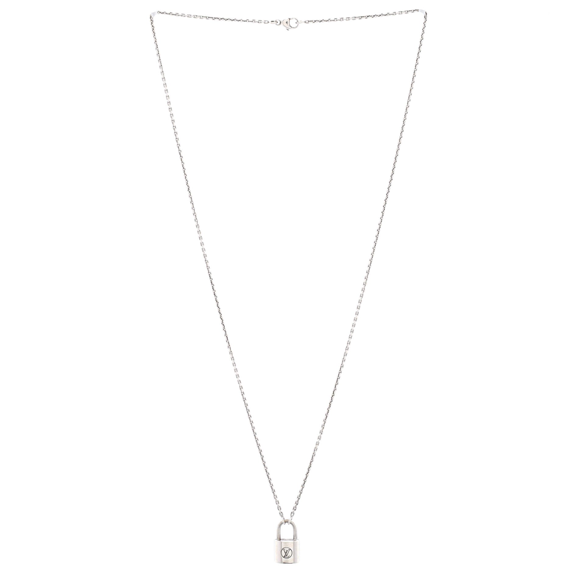 Lockit Pendant Necklace Sterling Silver