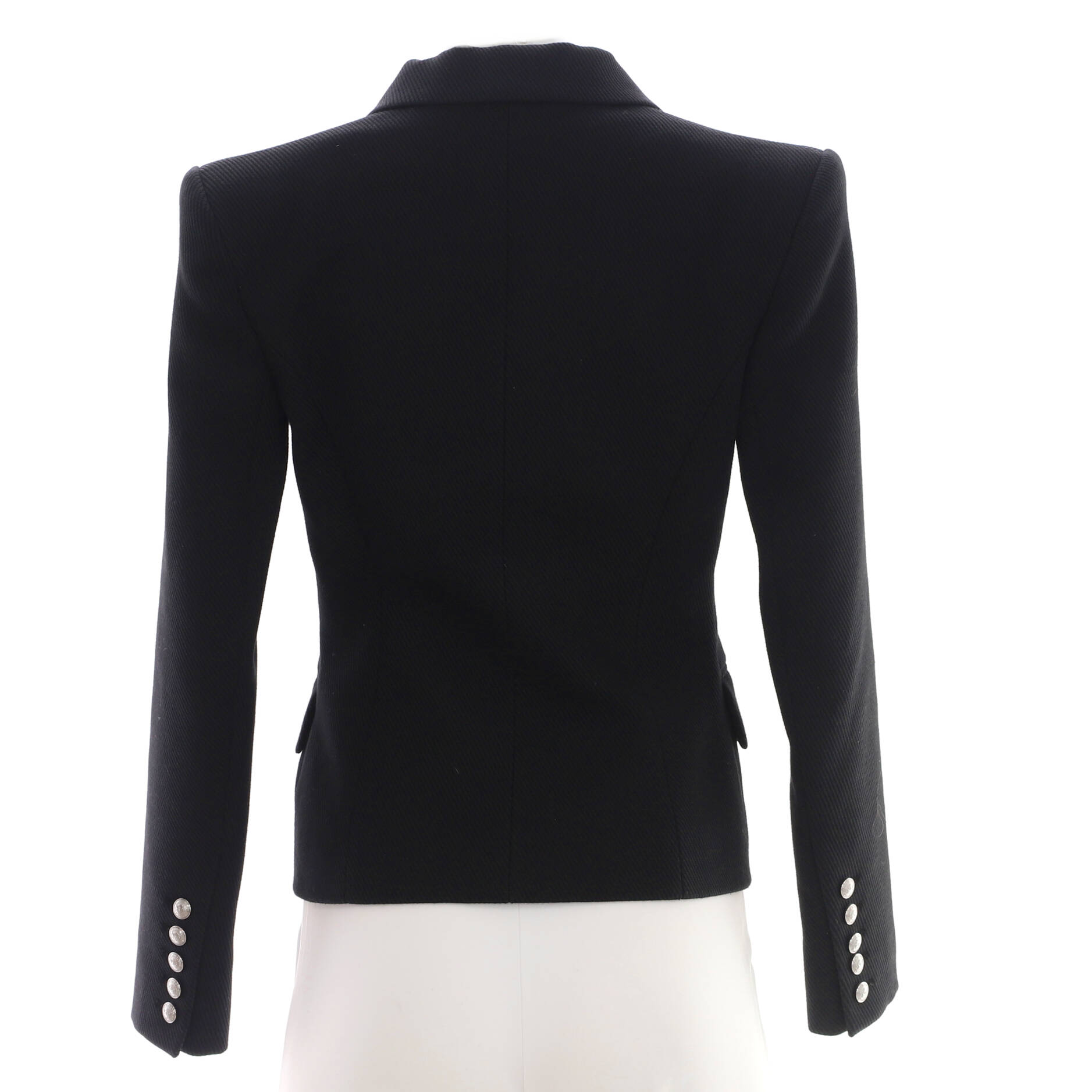 Women's Double Breasted Blazer Cotton and Wool Blend