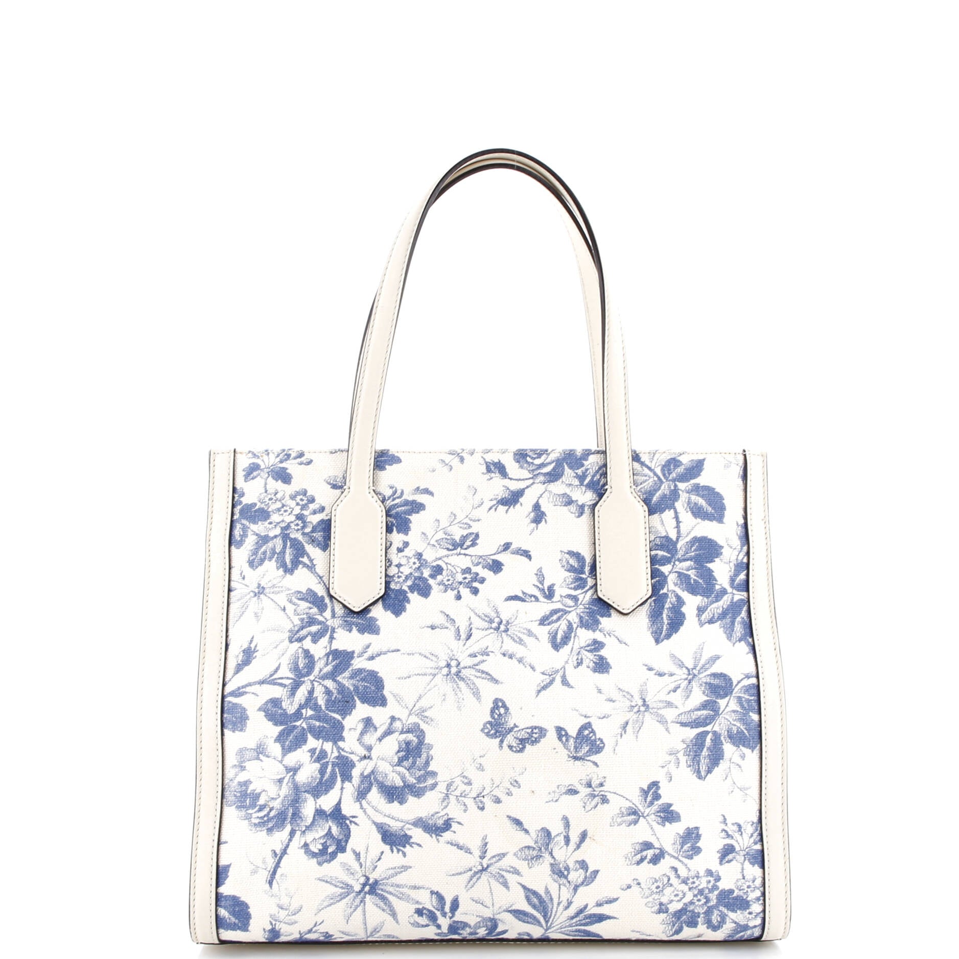 GG Ribbon Tote Coated Printed Canvas Medium