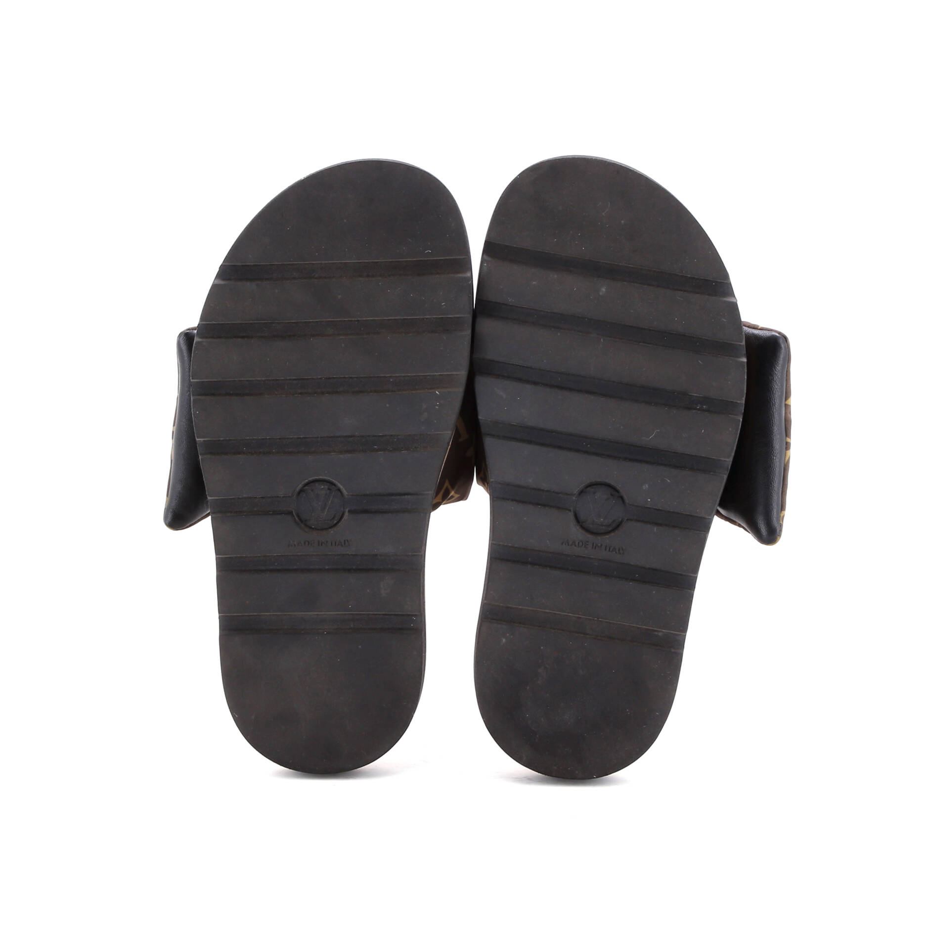 Women's Pool Pillow Comfort Mule Sandals Monogram Nylon