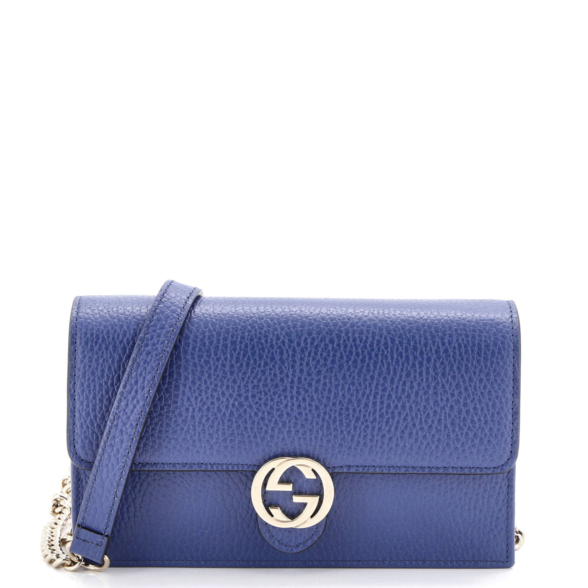 Interlocking Wallet on Chain Leather