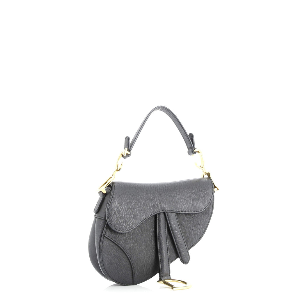 Saddle Handbag Leather Mini