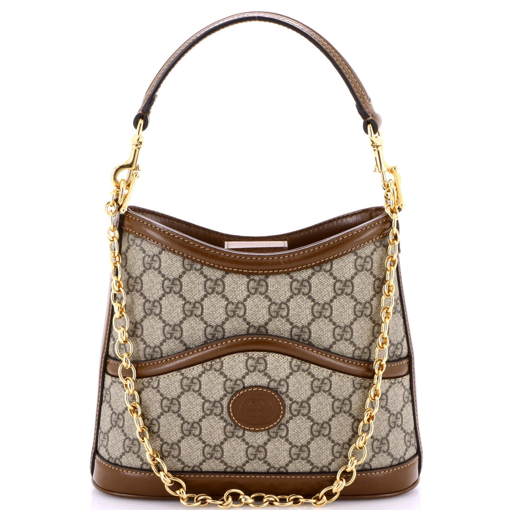 Retro Interlocking G Hobo GG Coated Canvas