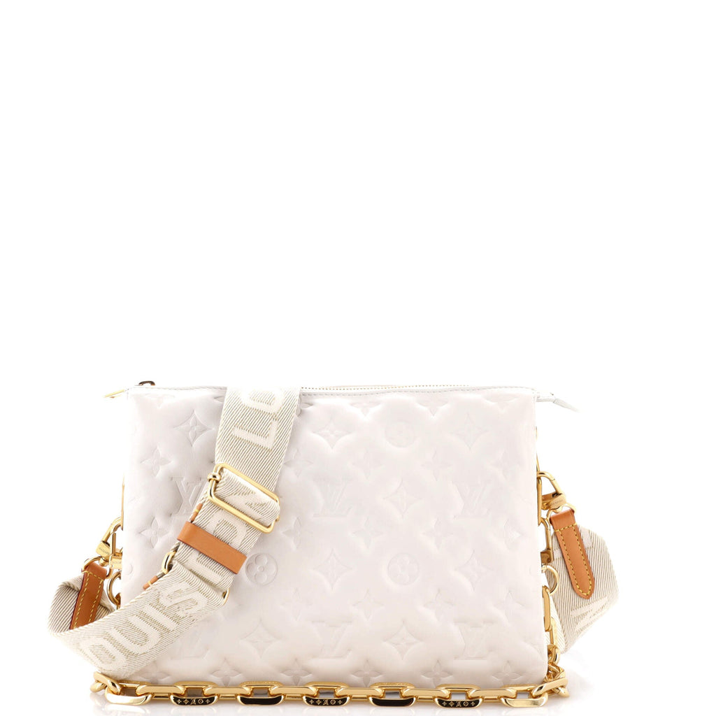 Coussin Bag Monogram Embossed Lambskin PM