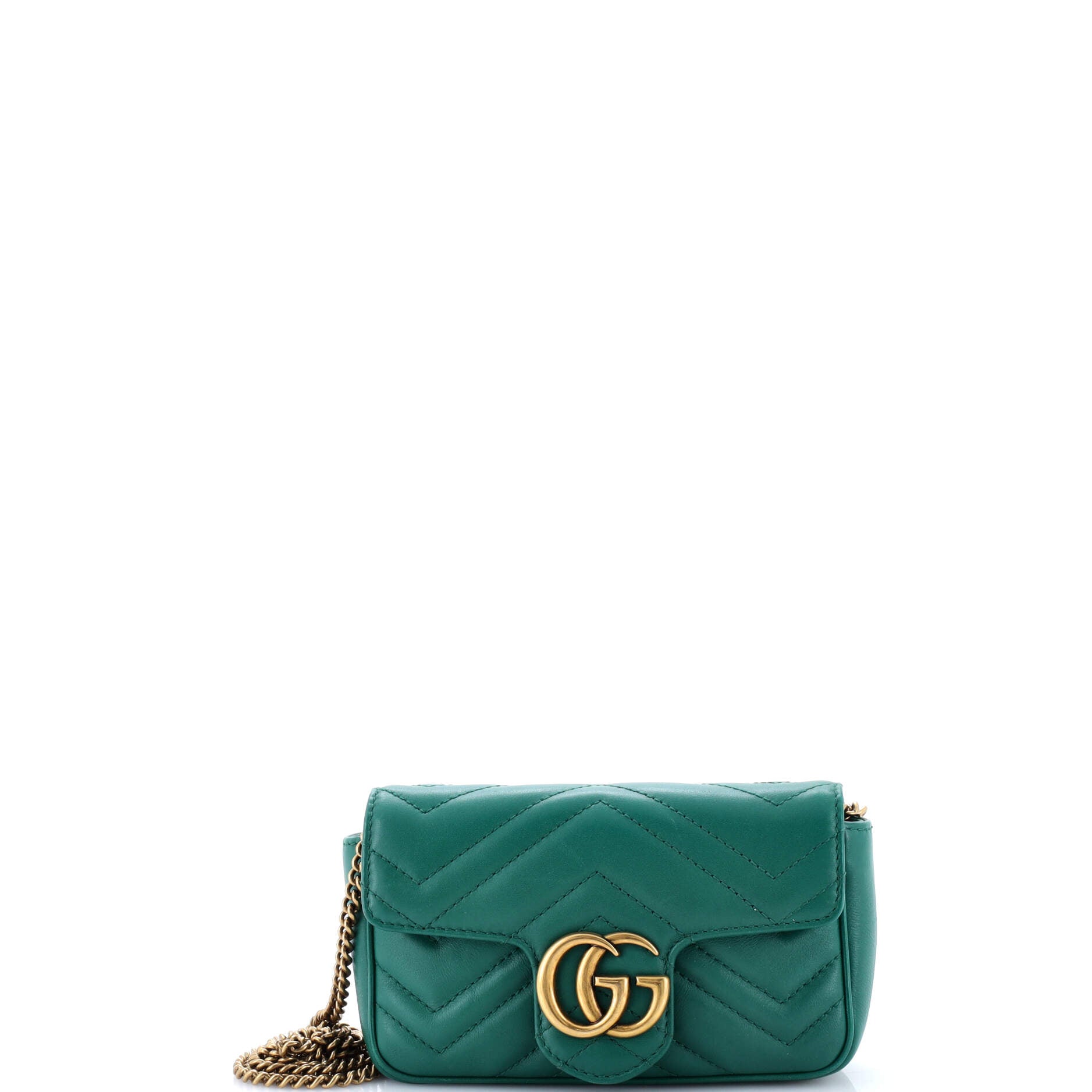 GG Marmont Flap Bag Matelasse Leather Super Mini