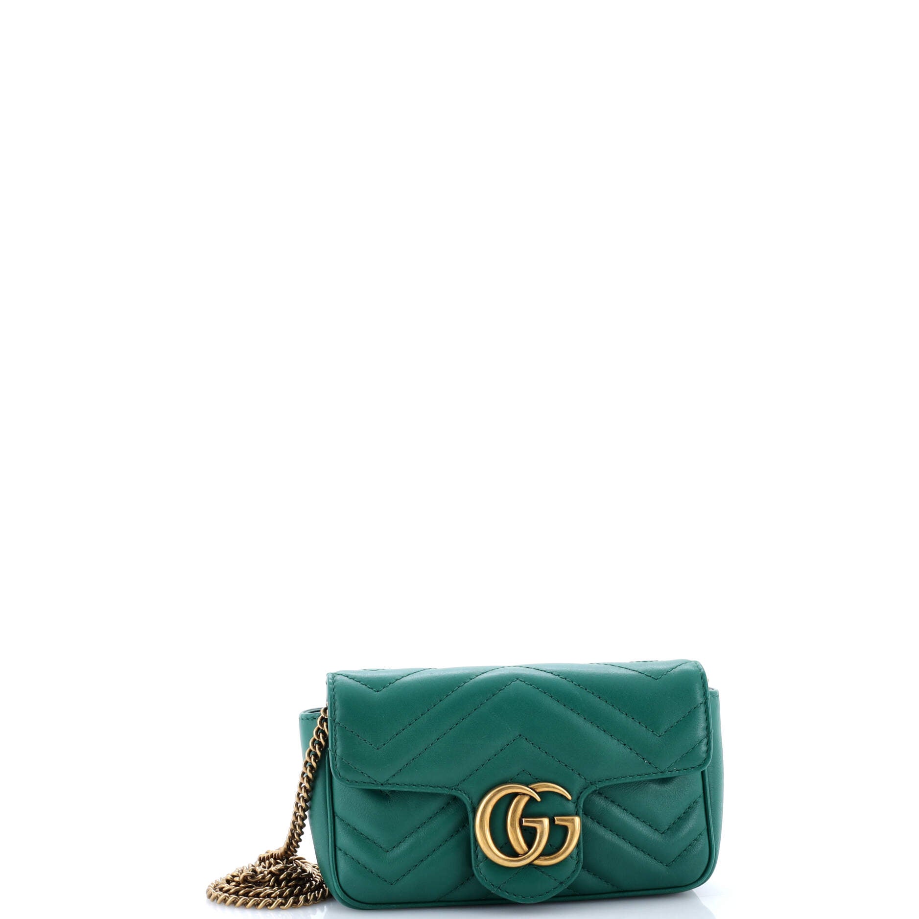 GG Marmont Flap Bag Matelasse Leather Super Mini