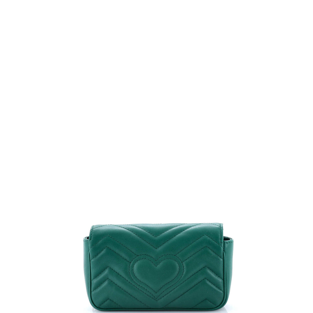 GG Marmont Flap Bag Matelasse Leather Super Mini