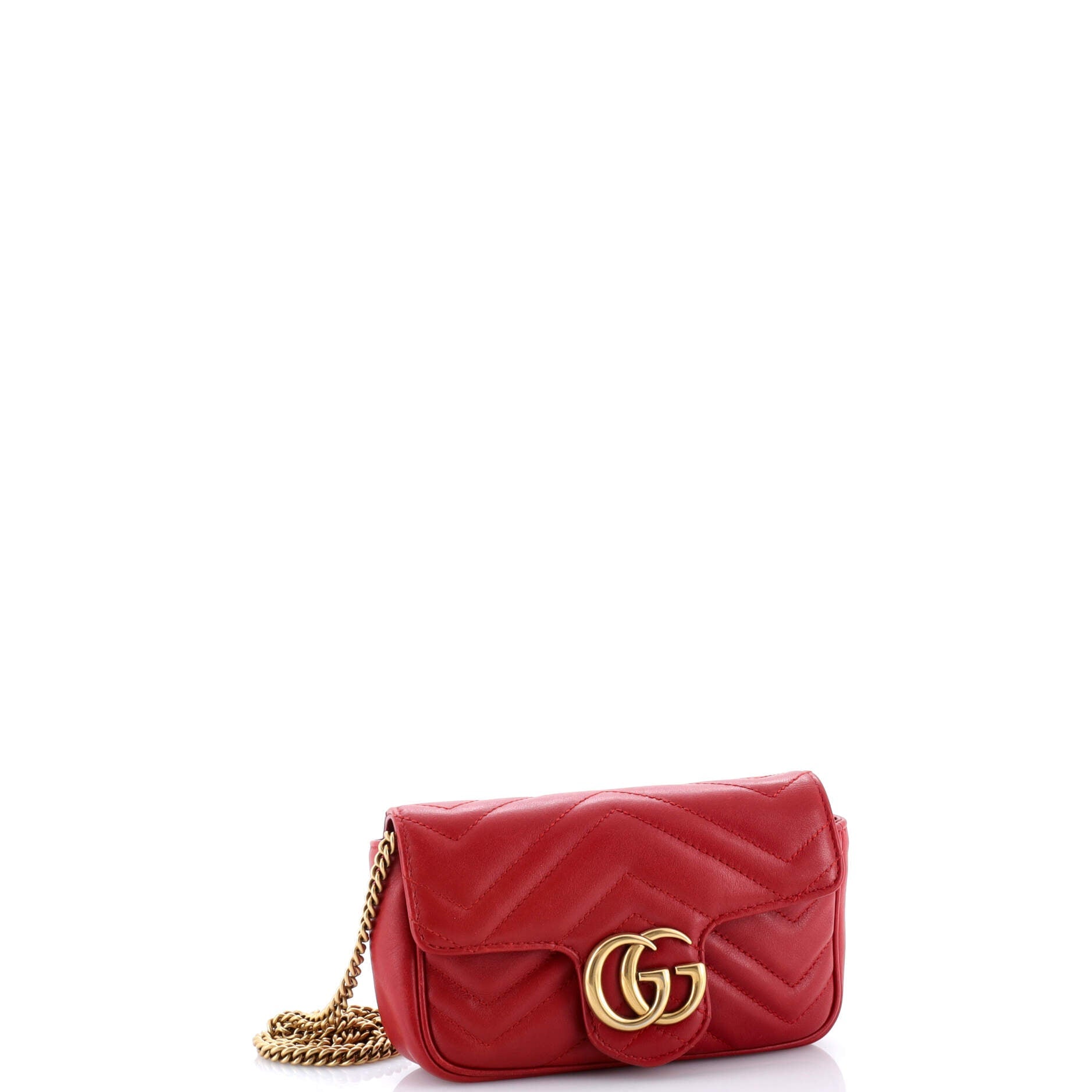 GG Marmont Flap Bag Matelasse Leather Super Mini