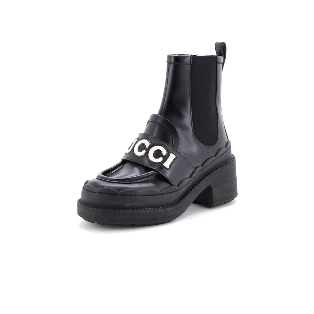 Women's Ornella Logo Ankle Boots Leather