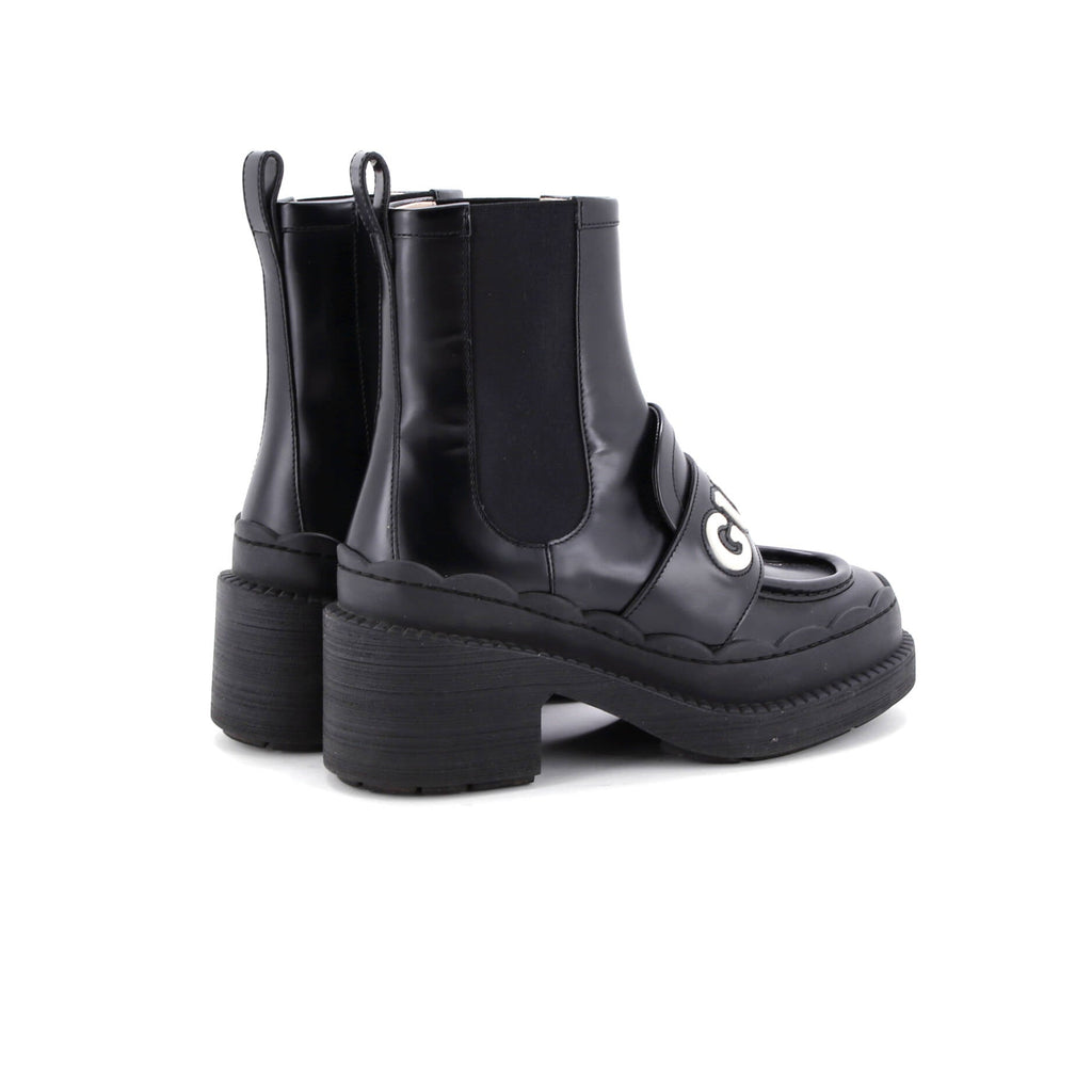 Women's Ornella Logo Ankle Boots Leather