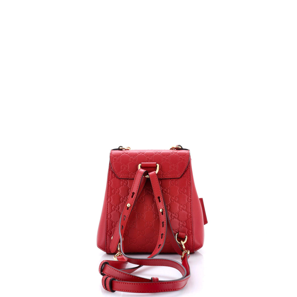 Padlock Backpack Guccissima Leather Mini