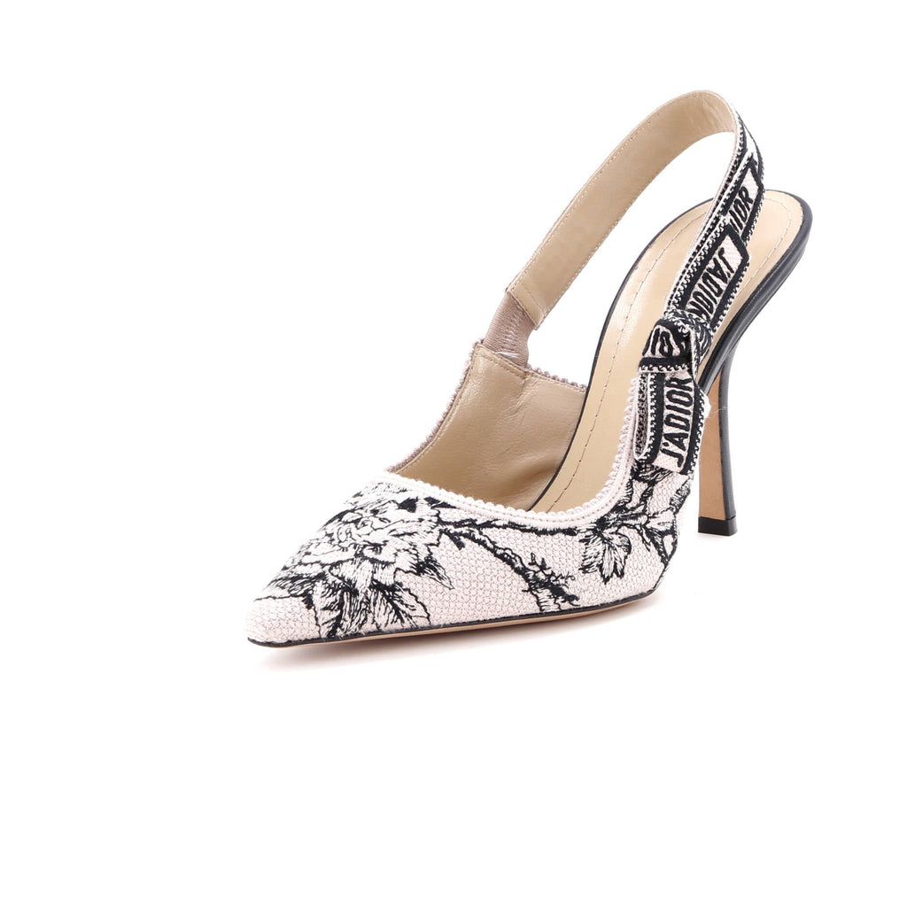 Women's J'Adior Slingback Pumps Embroidered Fabric 100