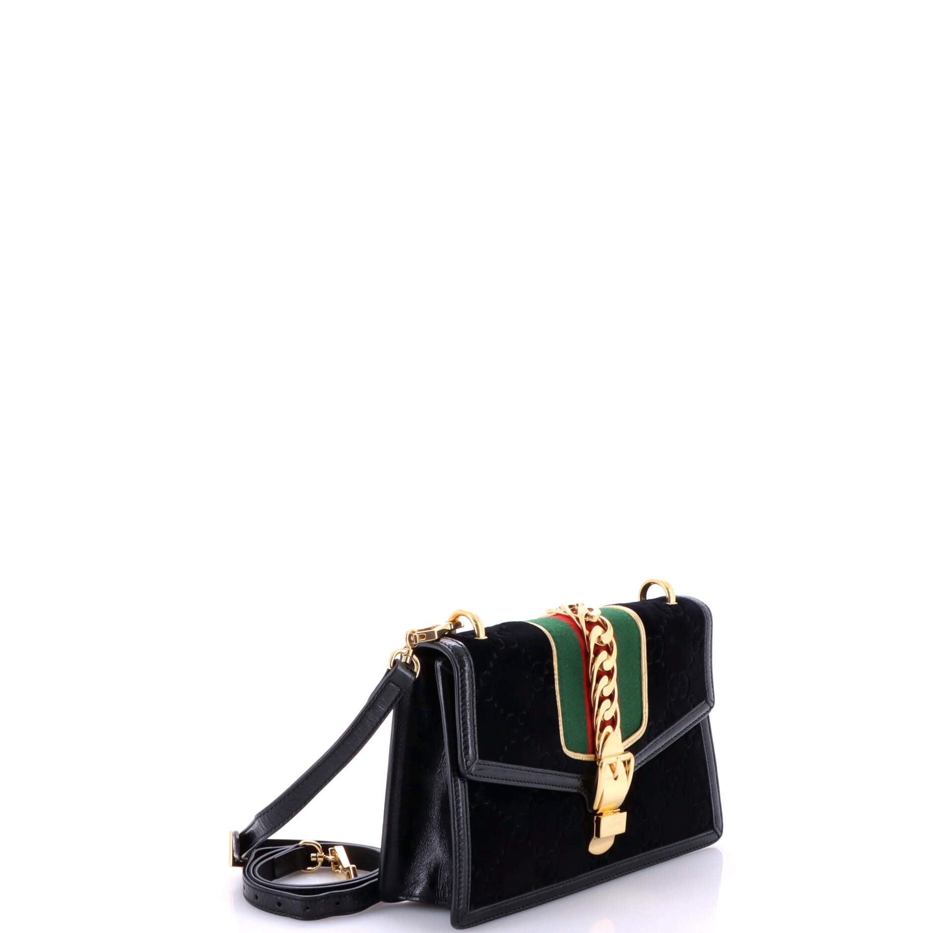 Sylvie Shoulder Bag GG Velvet Small