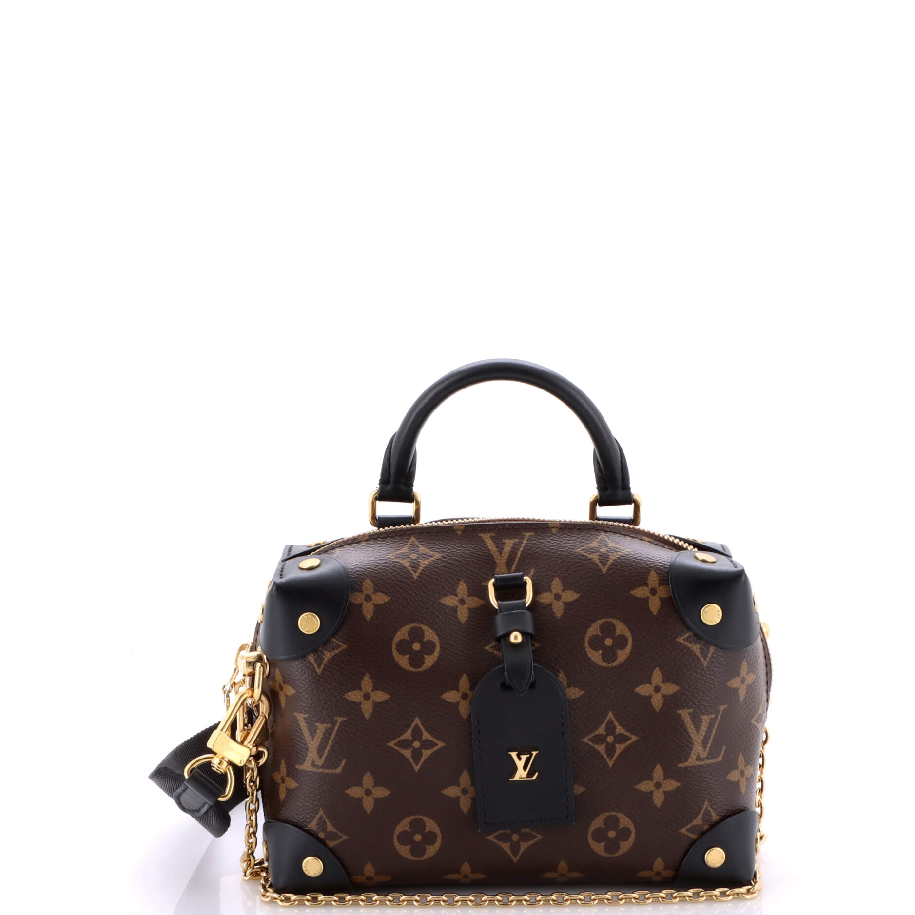 Petite Malle Souple Handbag Monogram Canvas
