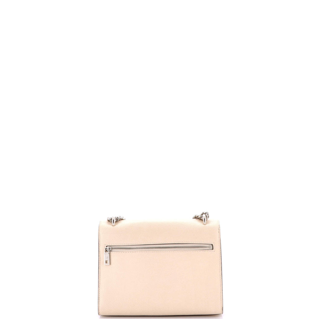 Mylockme Handbag Flower Embellished Leather BB