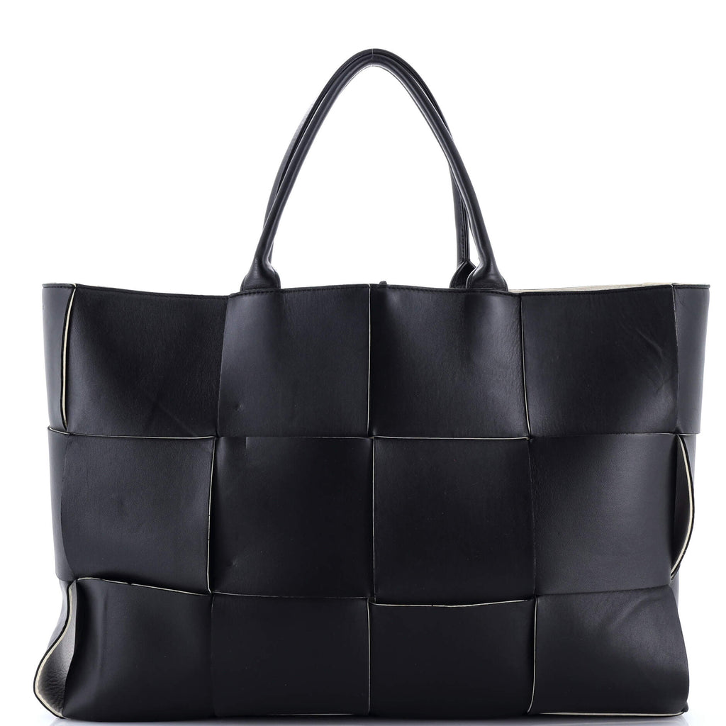 Arco Tote Maxi Intrecciato Leather Large