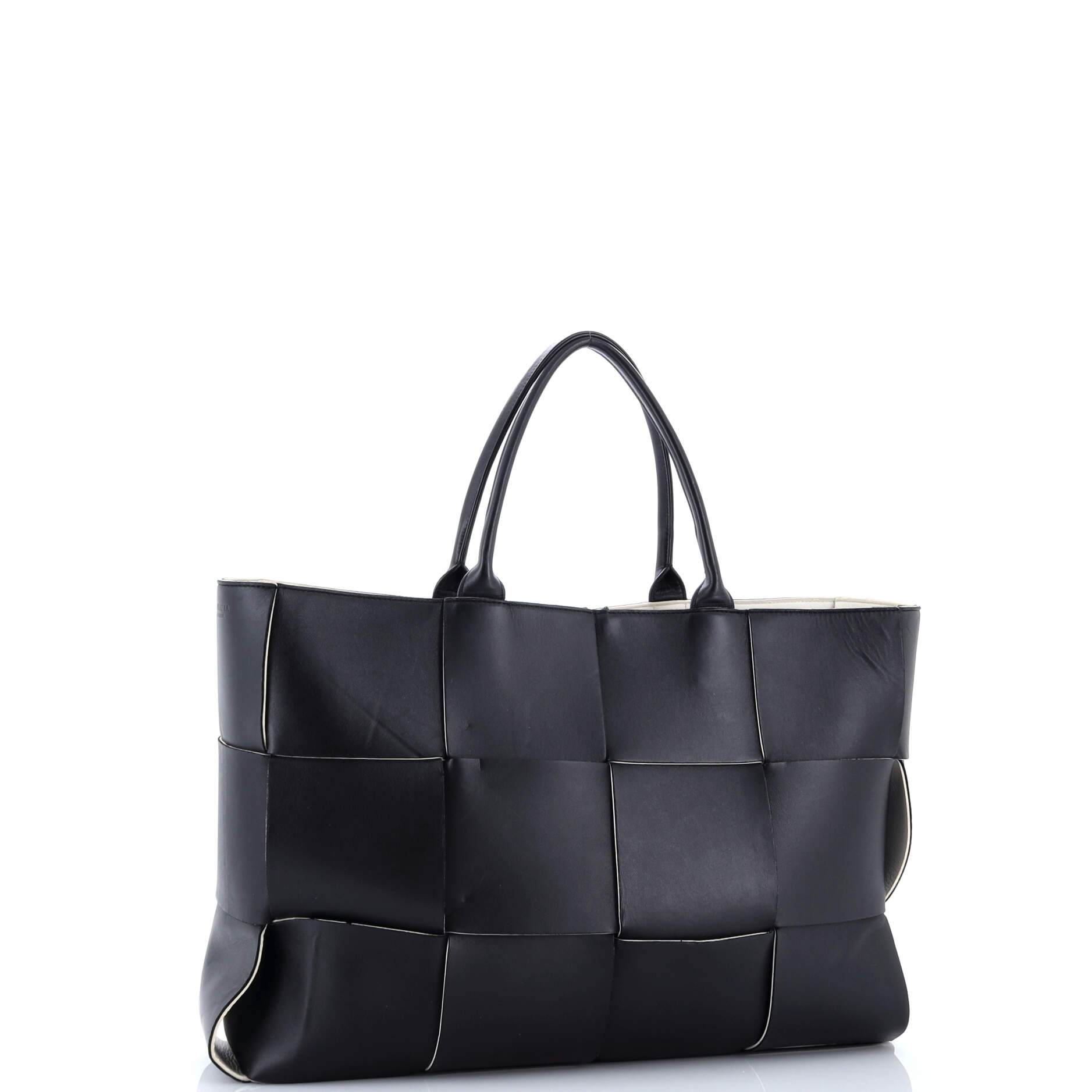 Arco Tote Maxi Intrecciato Leather Large