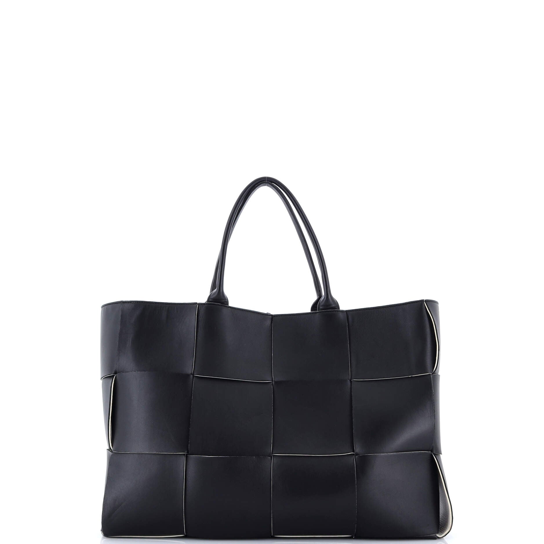 Arco Tote Maxi Intrecciato Leather Large