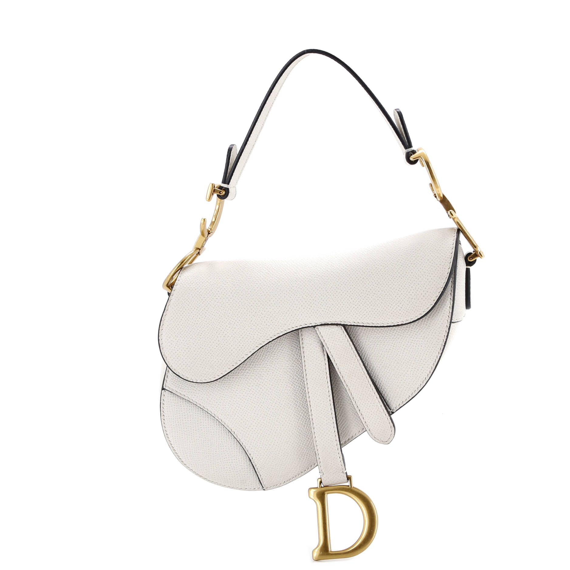 Saddle Handbag Leather Mini