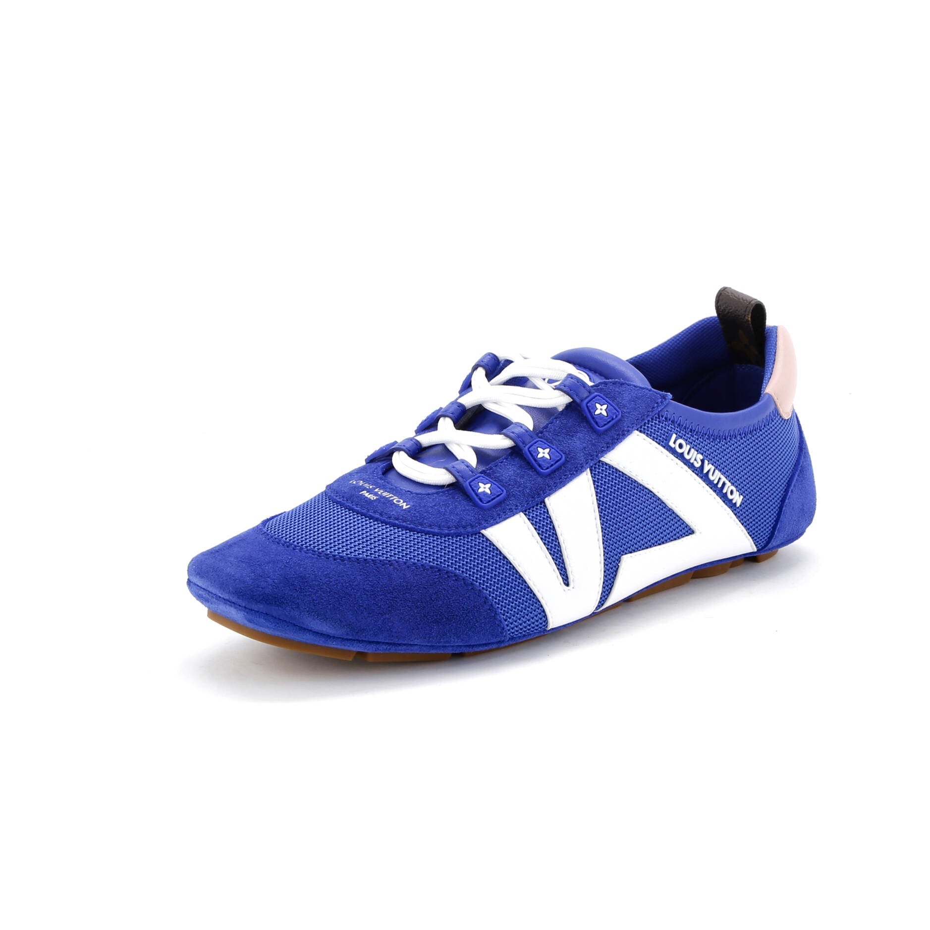 Women's LV Sneakerina Sneakers Leather and Suede with Mesh