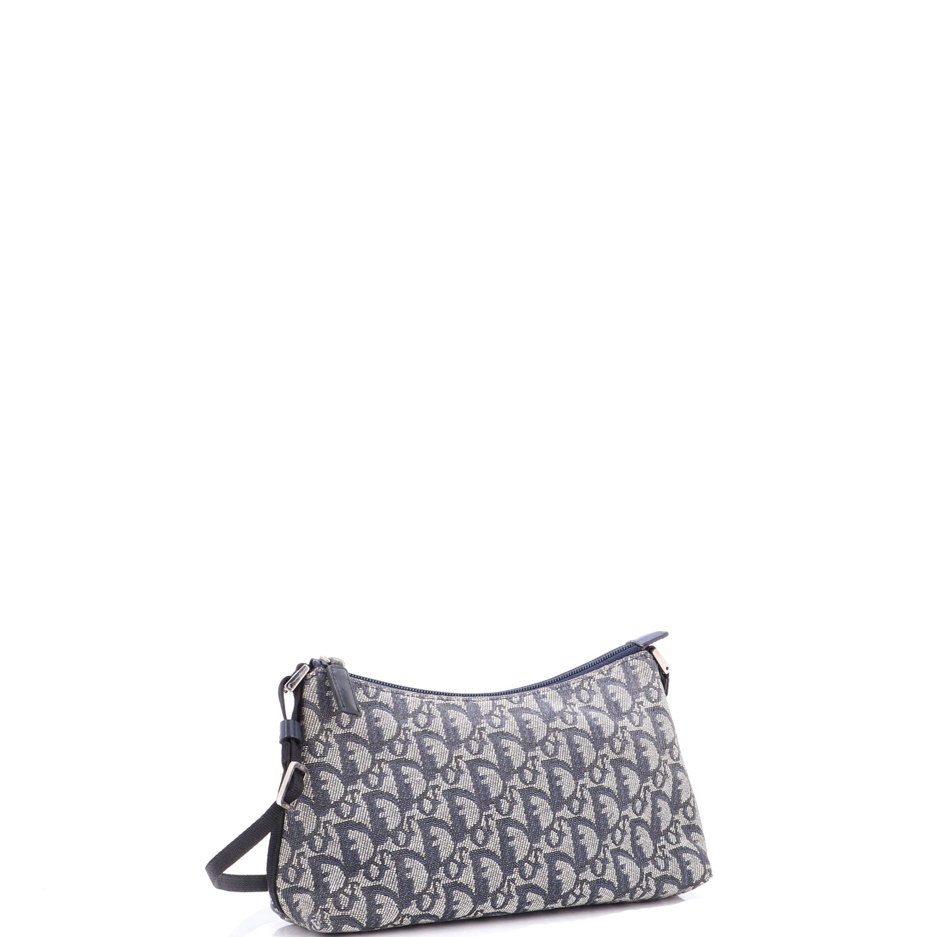 Vintage Trotter Pochette Shoulder Bag Diorissimo Canvas Small