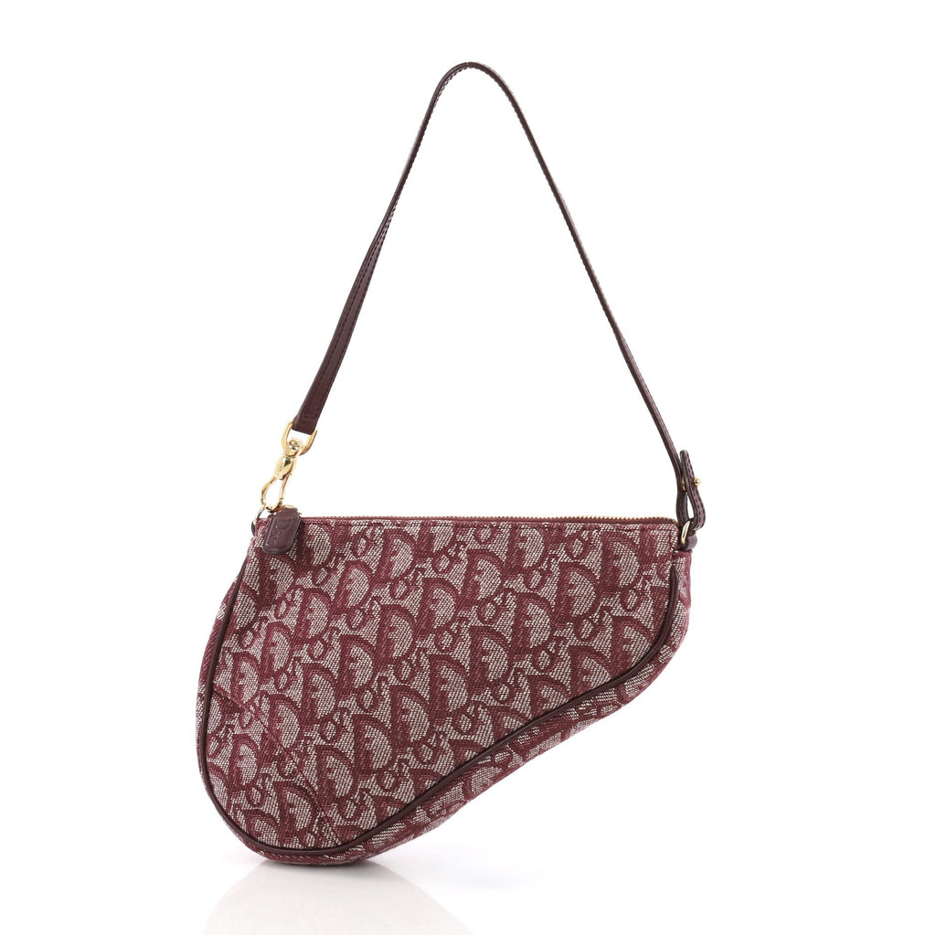 Vintage Saddle Bag Diorissimo Canvas Mini