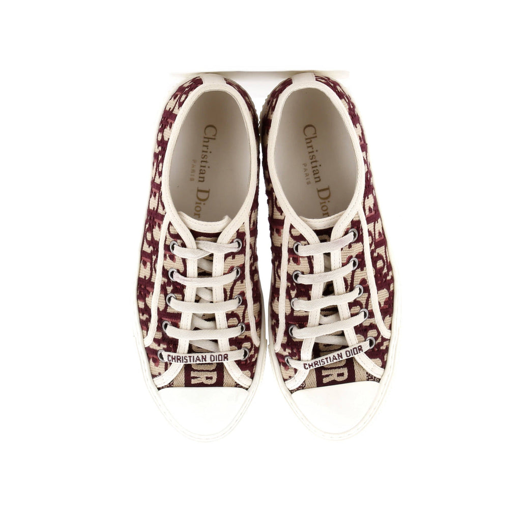Women's Walk'N'Dior Sneakers Oblique Canvas