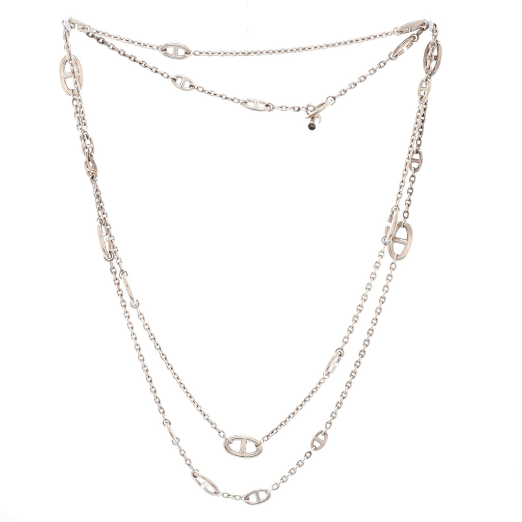 Farandole Long Necklace Sterling Silver 160