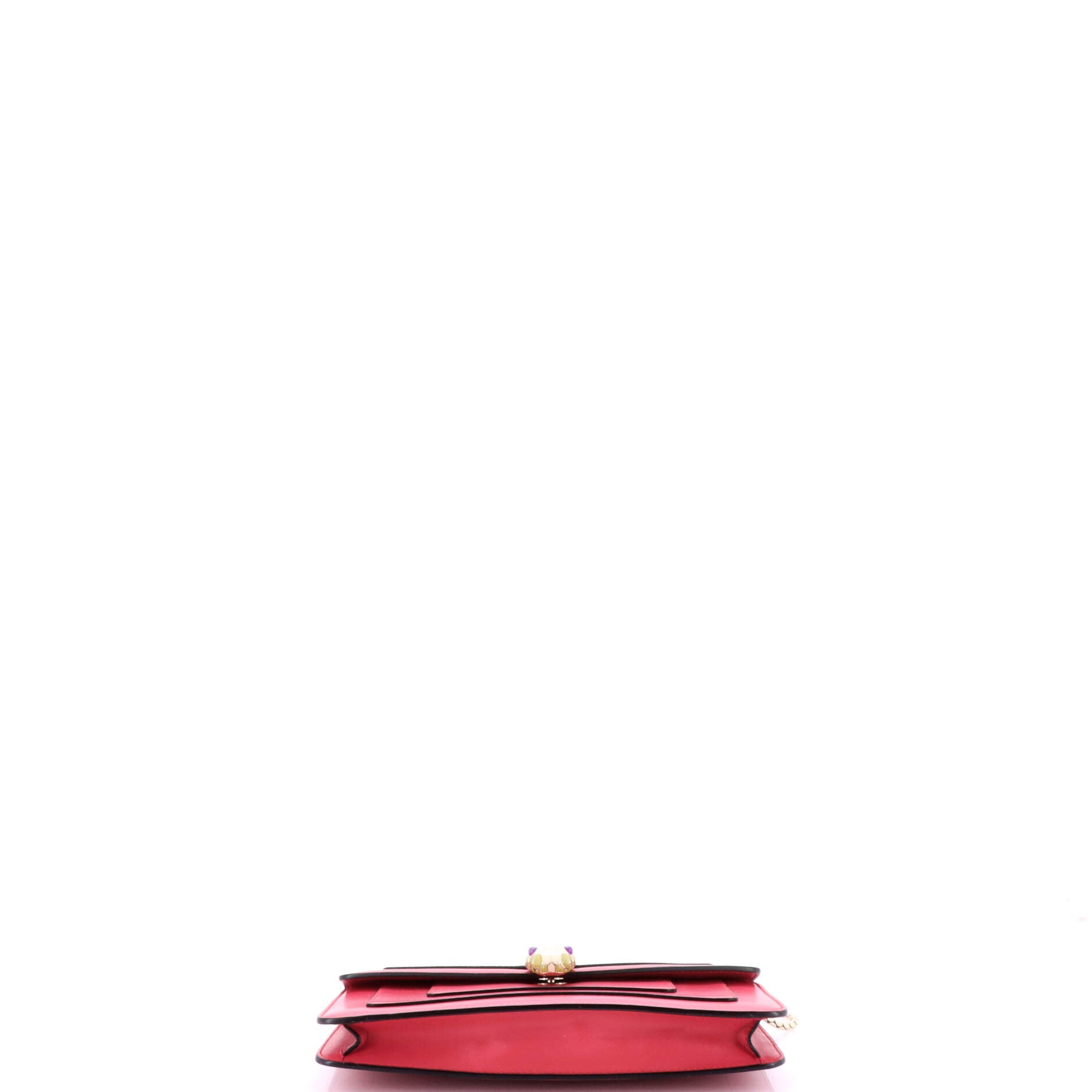 Serpenti Forever Chain Clutch Leather