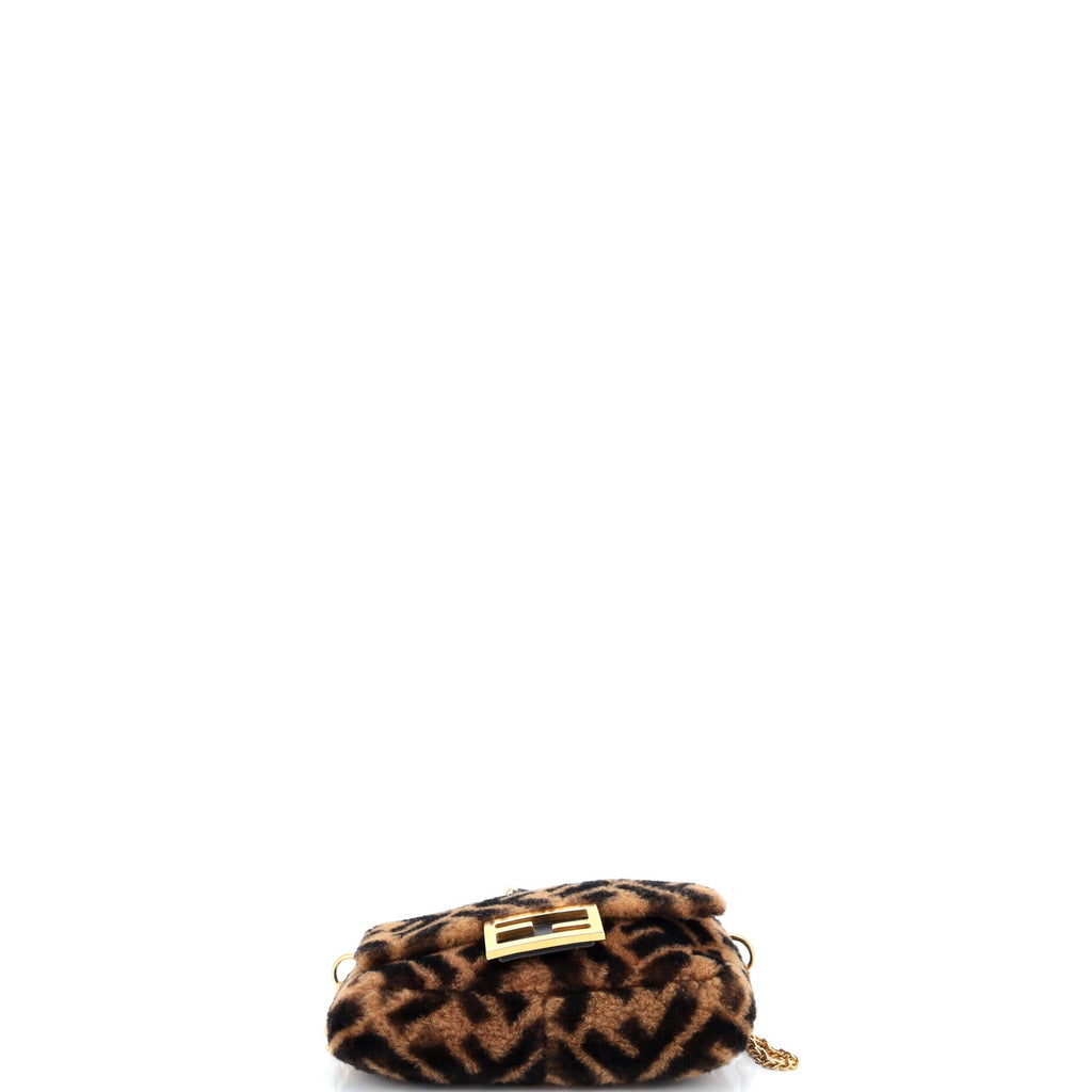Baguette NM Bag Zucca Shearling Mini