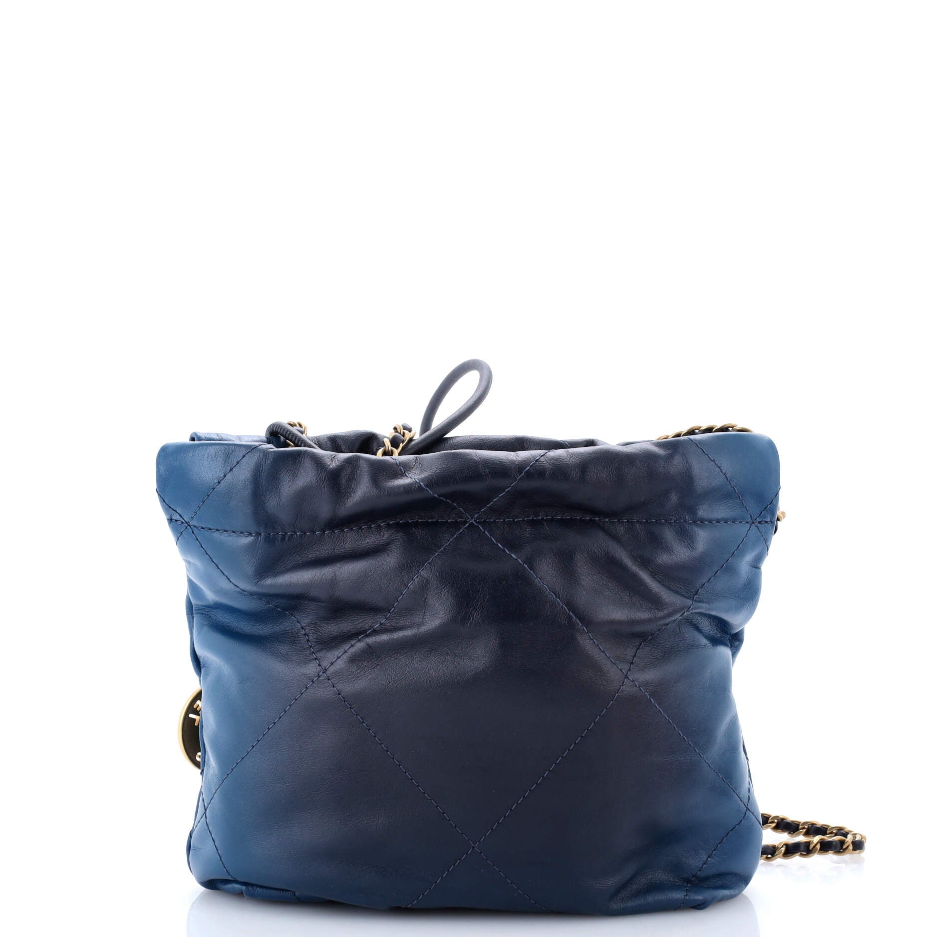 22 Chain Hobo Quilted Shaded Calfskin Mini