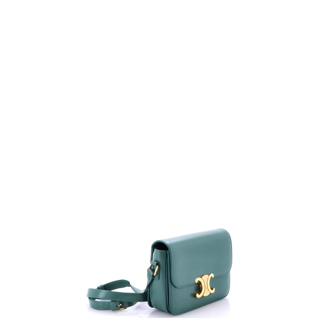 Triomphe Shoulder Bag Smooth Calfskin Teen