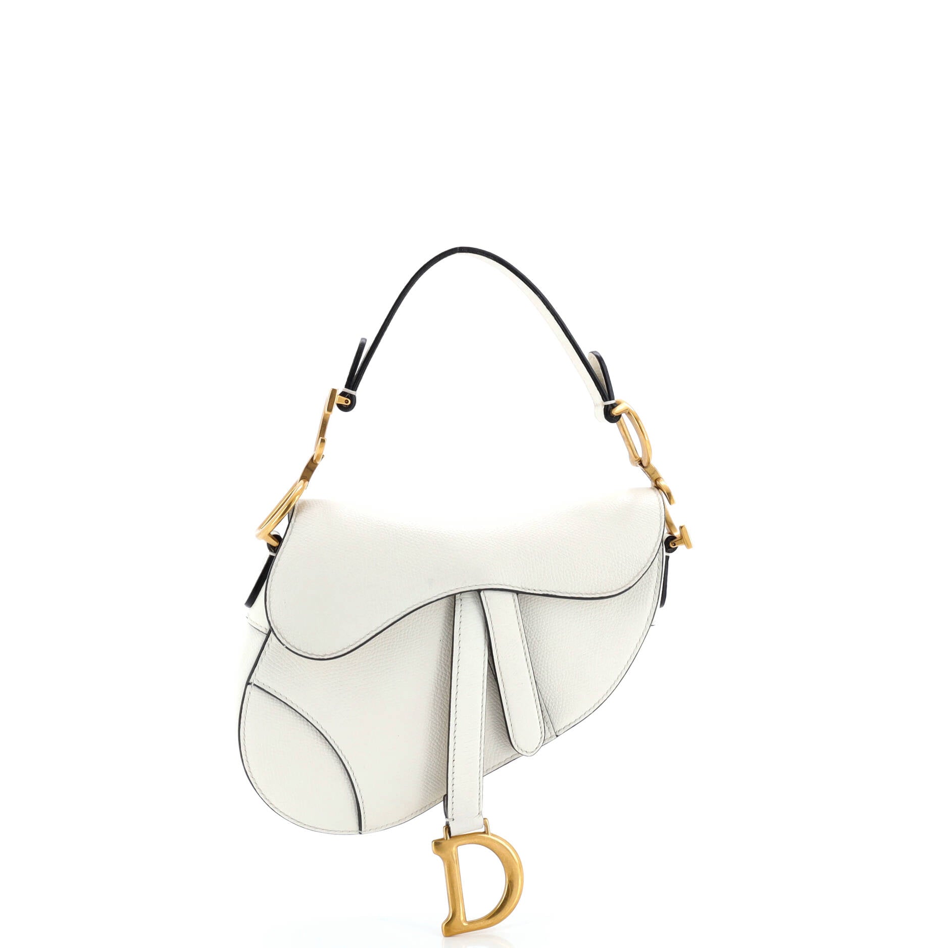 Saddle Handbag Leather Mini