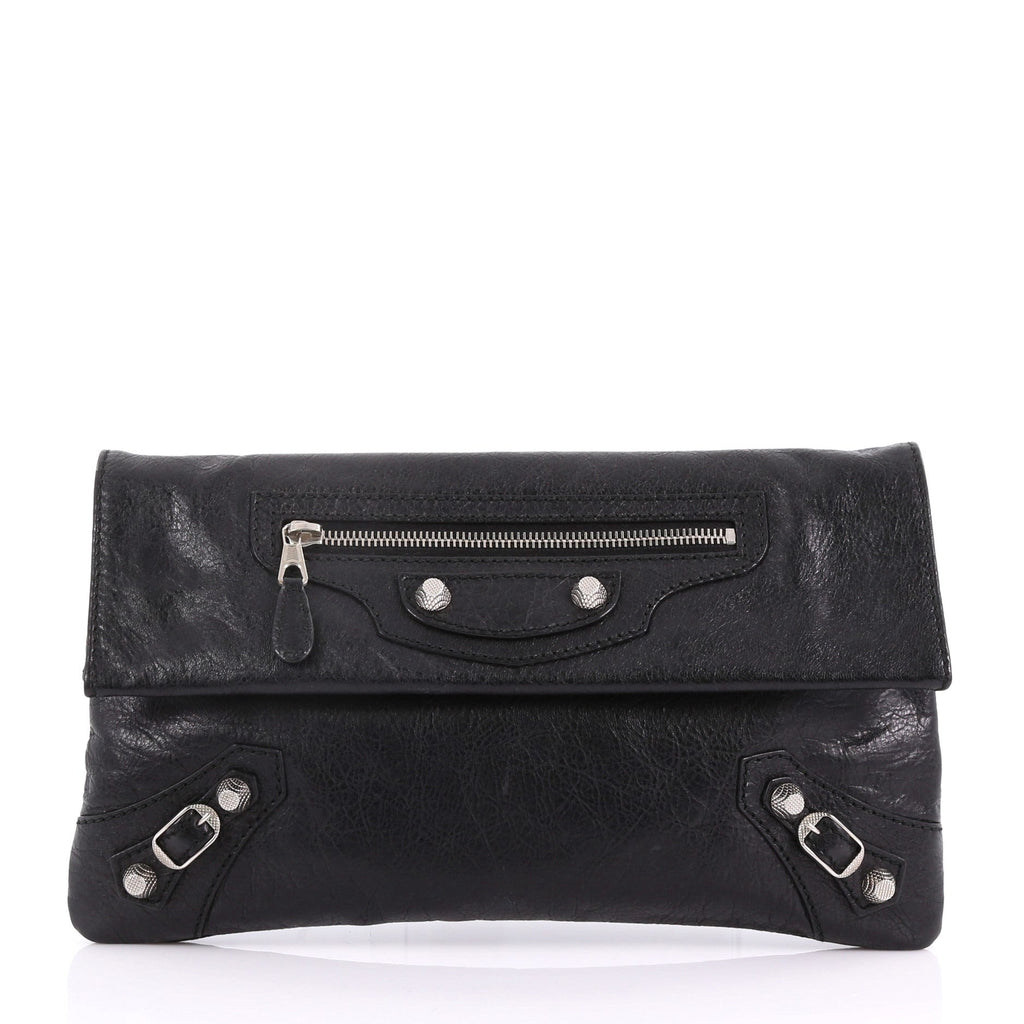 Envelope Clutch Giant Studs Leather