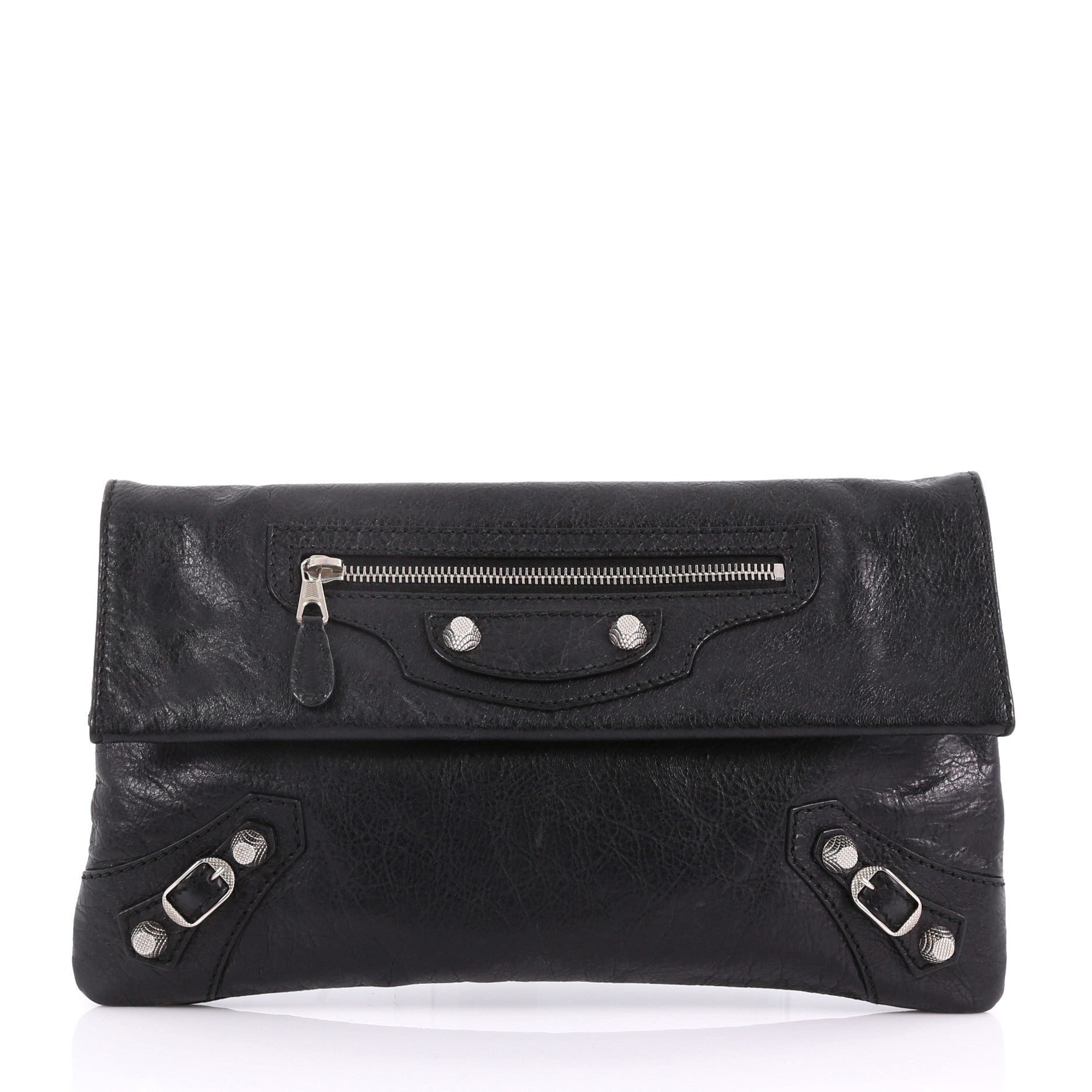 Envelope Clutch Giant Studs Leather