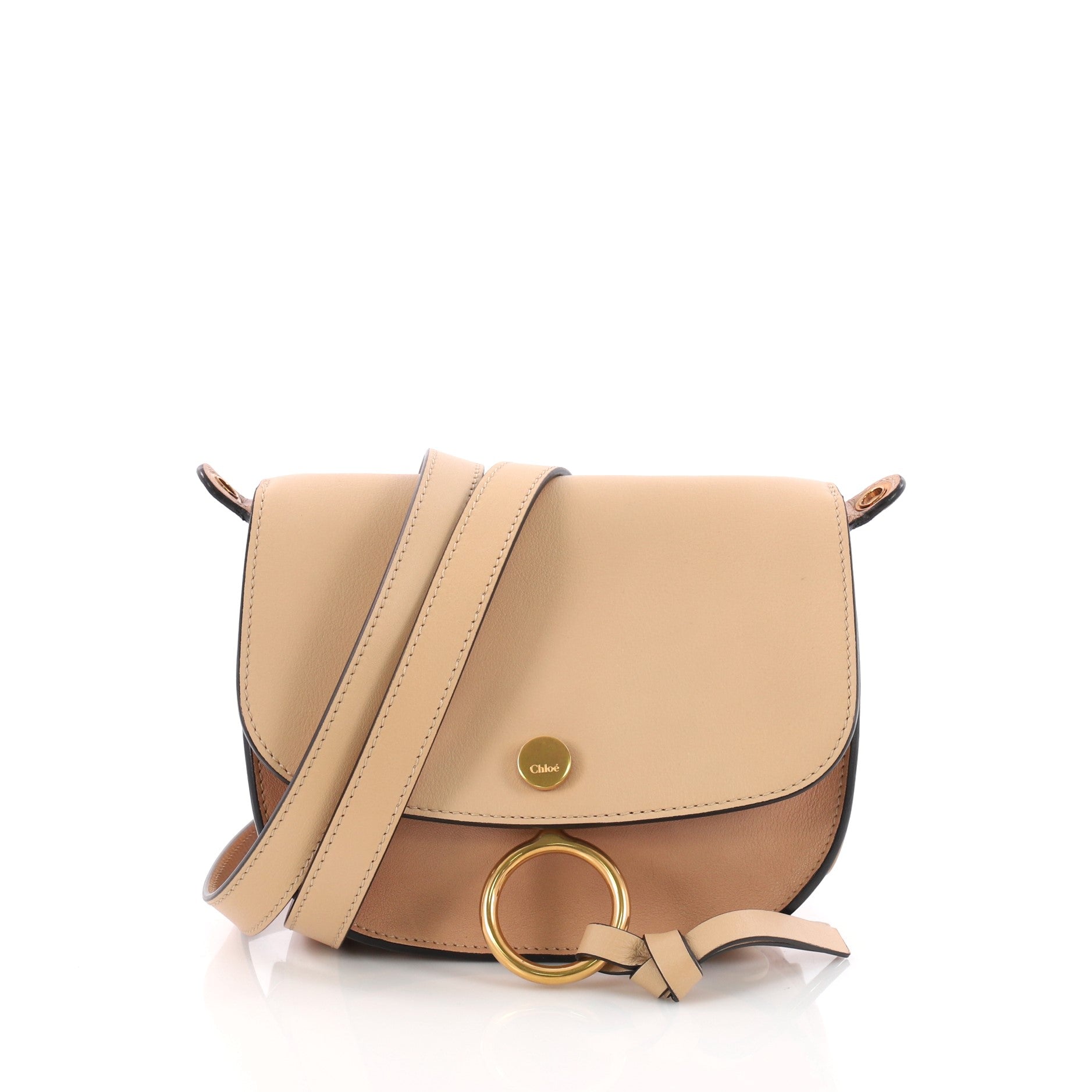 Kurtis Shoulder Bag Leather and Suede Mini