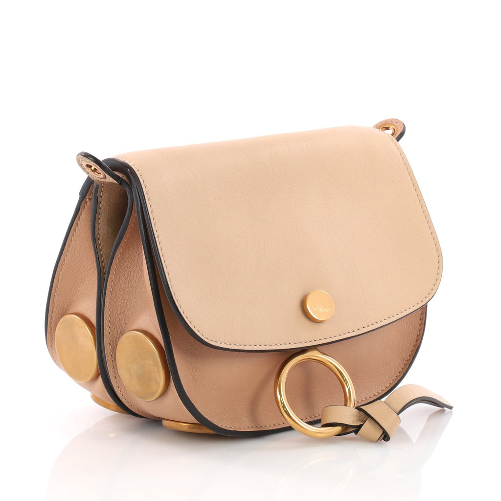 Kurtis Shoulder Bag Leather and Suede Mini