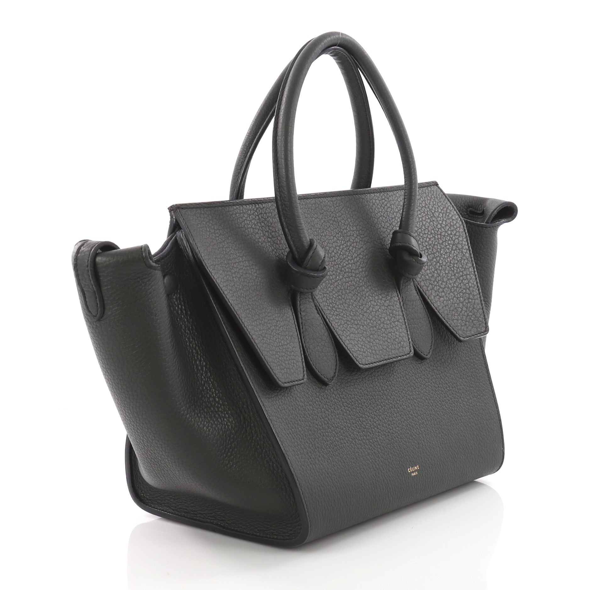 Tie Knot Tote Grainy Leather Mini