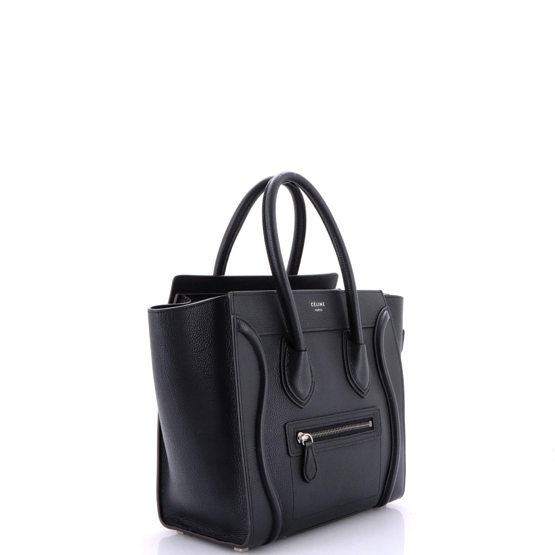 Luggage Bag Grainy Leather Micro