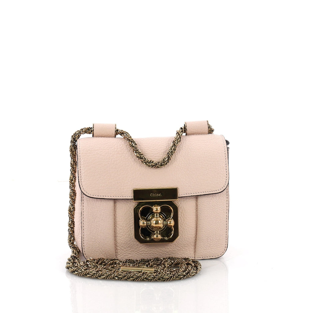 Elsie Chain Shoulder Bag Leather Mini