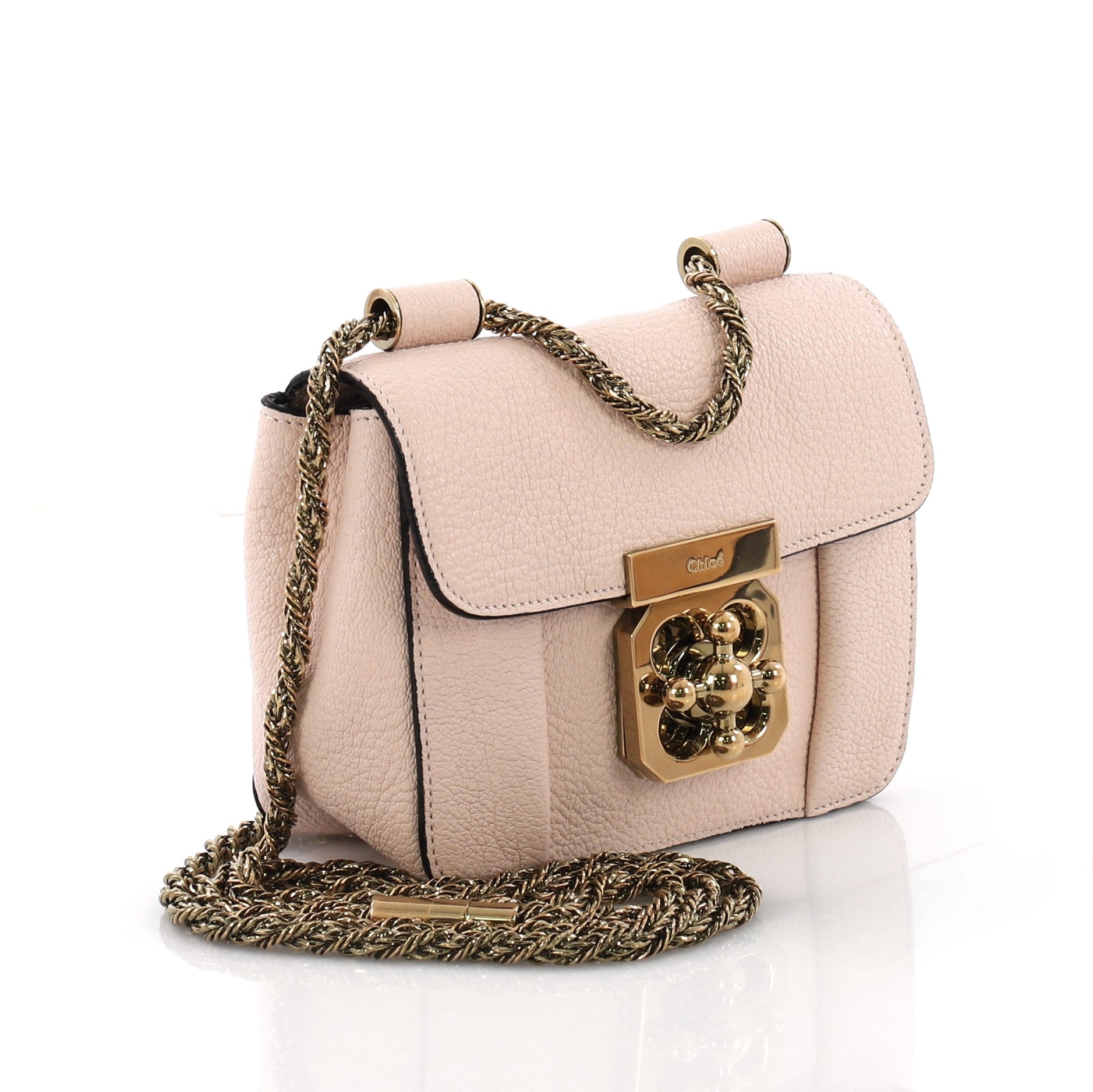 Elsie Chain Shoulder Bag Leather Mini